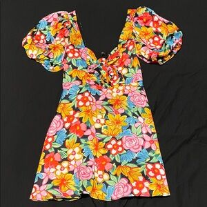 Floral mini dress